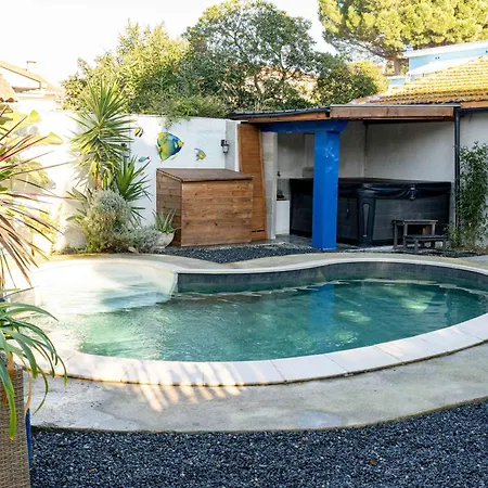 Appartement Avec Piscine Et Jacuzzi A 50Metres De La Plage Et 5Min De L'Allee Des Pins Argelès-sur-Mer Exterior foto